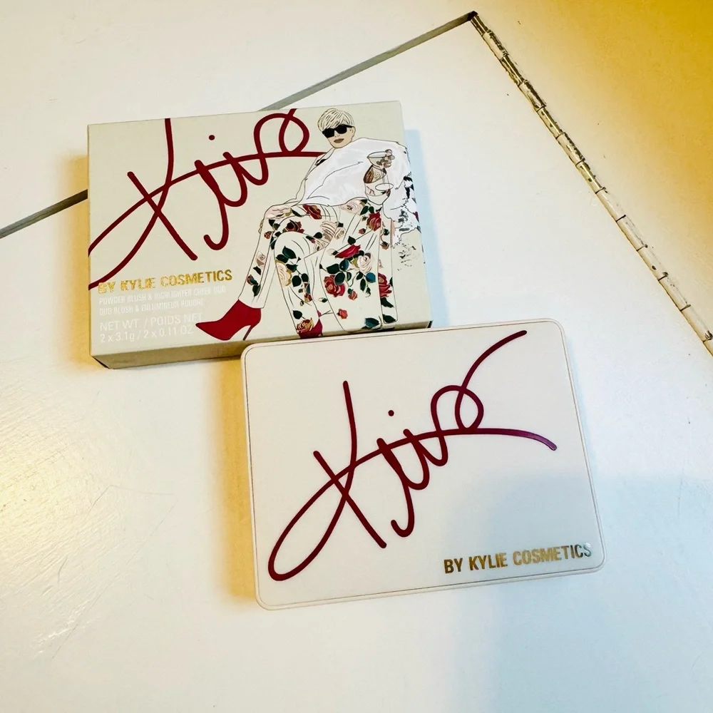 Kylie Cosmetics Gold and Pink Blush Palette